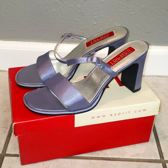 Espriit Satin Heels - Picture 1 of 12